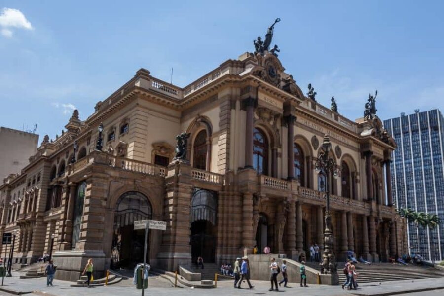 Brasilien Municipal Theater Sao Paulo GloboTur