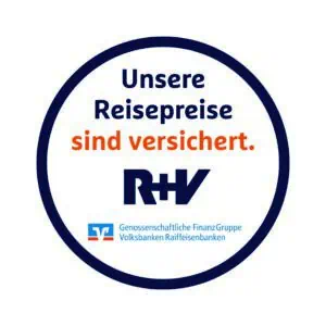 Gütesiegel R+V Versicherung Reisepreissicherungsschein