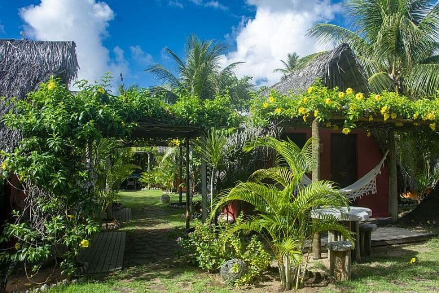Brasilien_Strandurlaub_Capitu_Imbassai_Bungalow_Garten_Standard_GloboTur